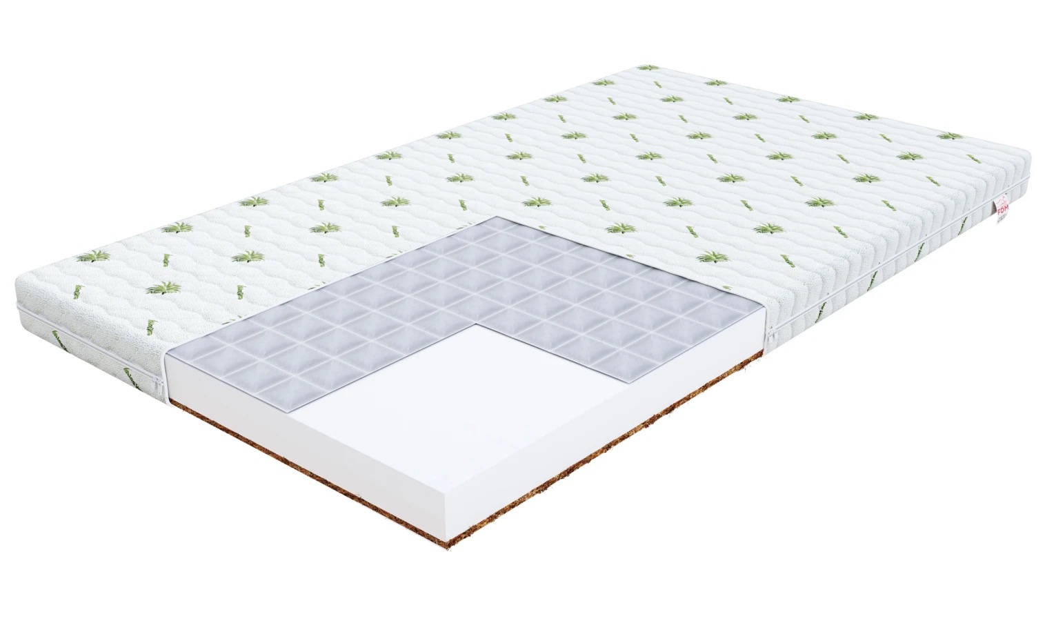 FDM Baby Comfort Bērnu Matracis (Kokoss + Putas)